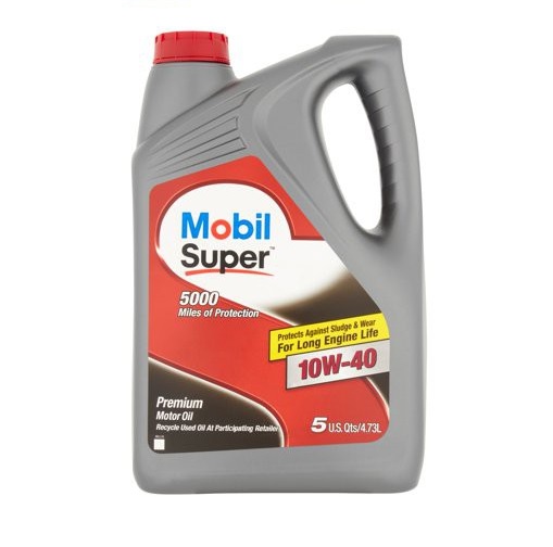 Dầu nhớt mobil super 5000 10w-40 4.73l chính hãng mobil usa
