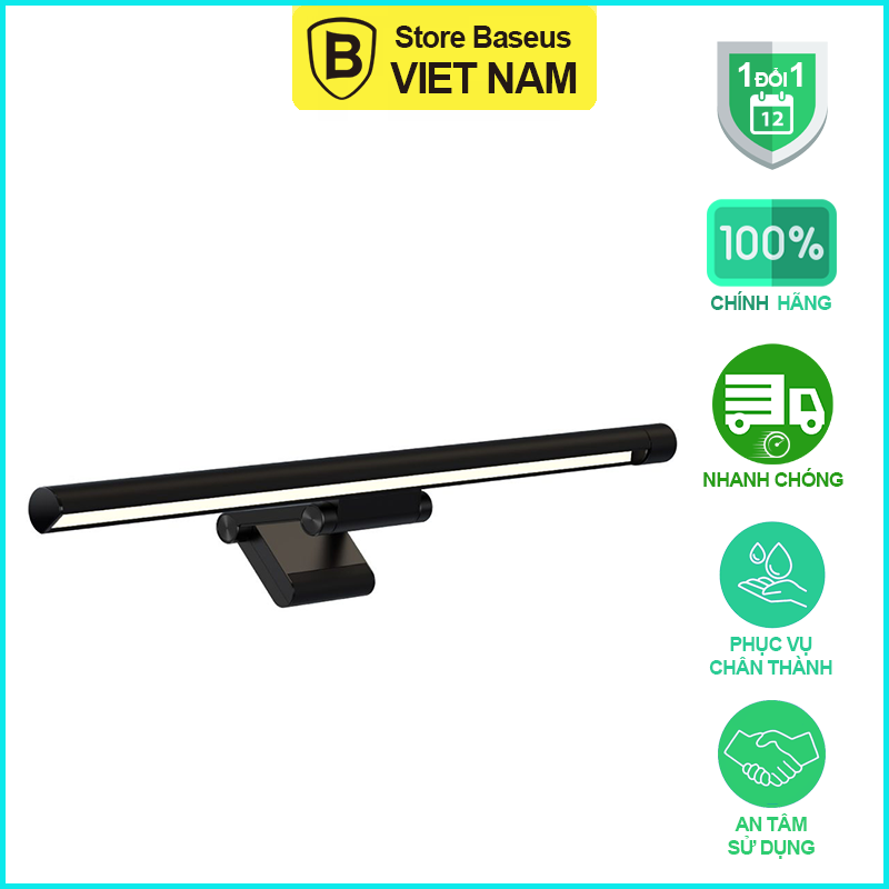 Baseus i-wok Series USB Asymmetric Light Source Screen Hanging Light (Youth) Black