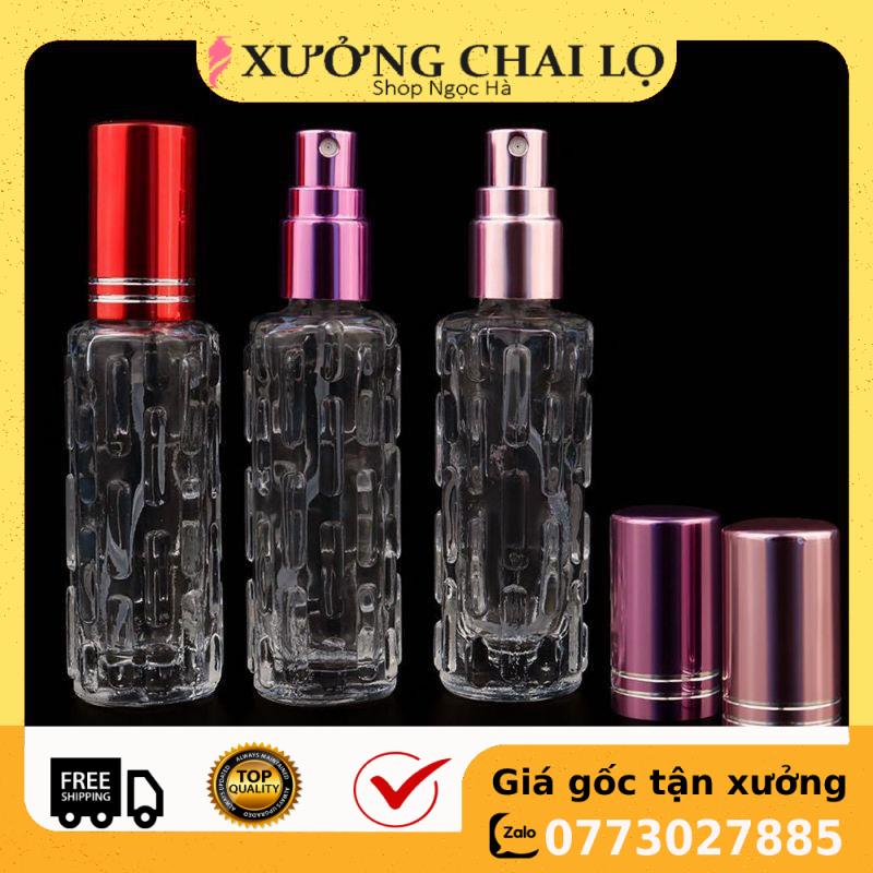 Chai lọ chiết nước hoa thủy tinh khổ qua 10ml / lo nuoc hoa