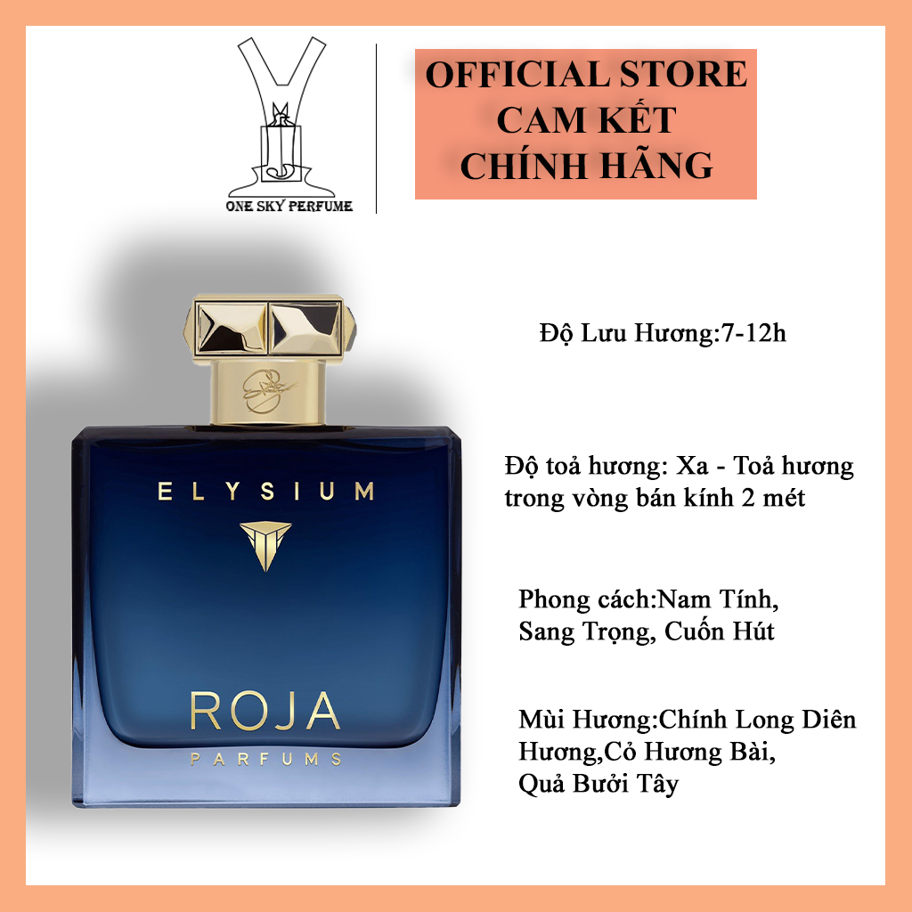 Nước Hoa nam Roja Dove Elysium Pour Homme hương nước hoa của sự nam tính quyến rũ