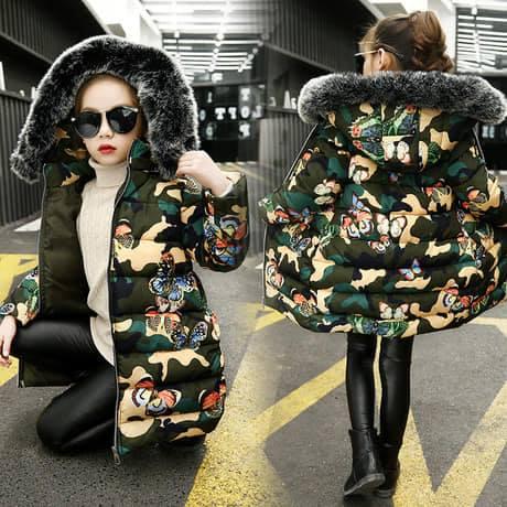 Áo khoác bé gái cho bé từ 13 tới 45 kg