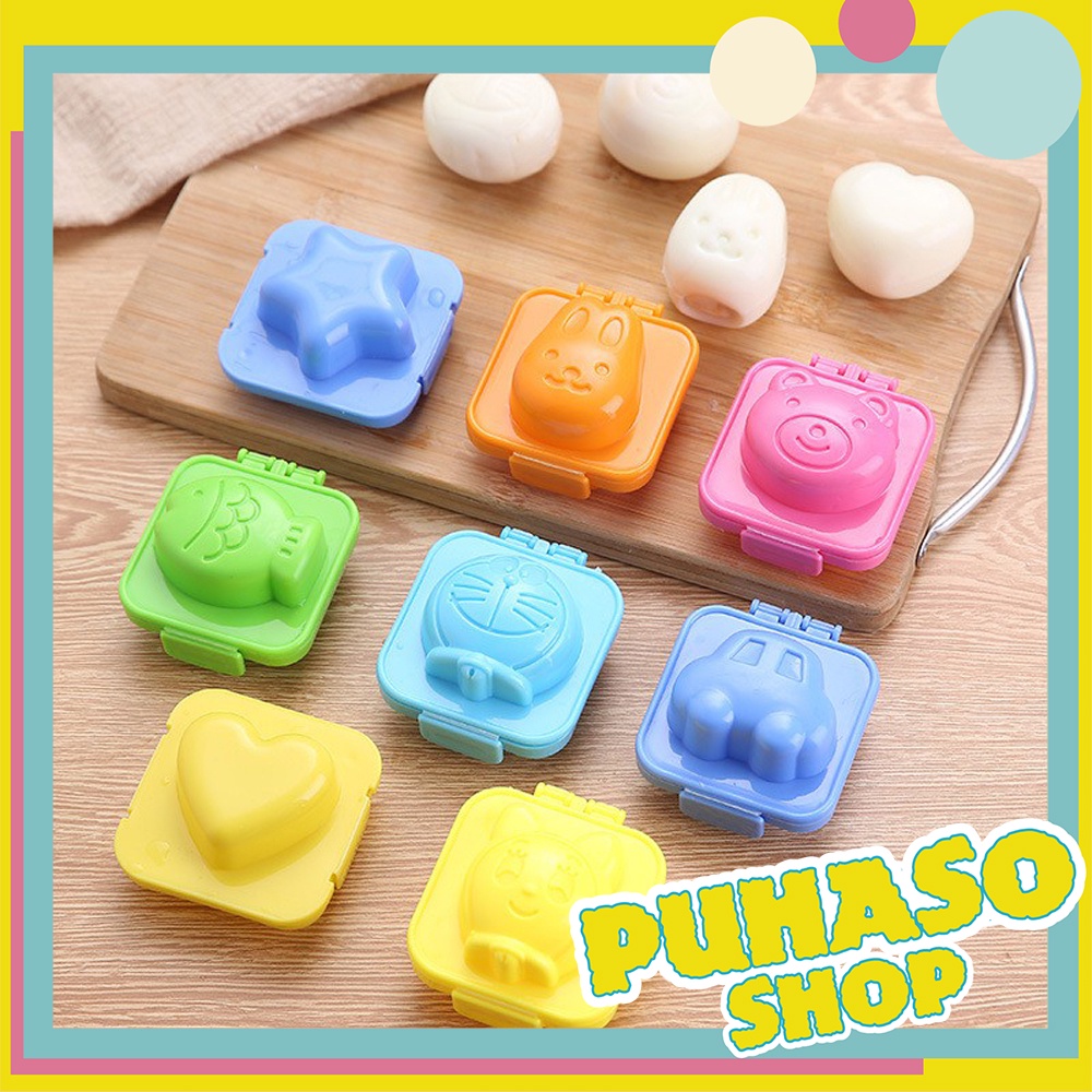 Khuôn ép cơm khuôn bento tạo hình cơm bánh đậu hũ non cho bé ăn dặm kiểu nhật