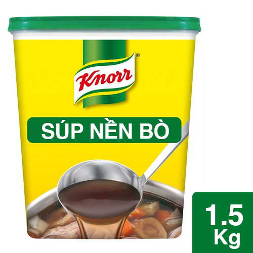 Súp nền thịt bò Knorr 1.5kg