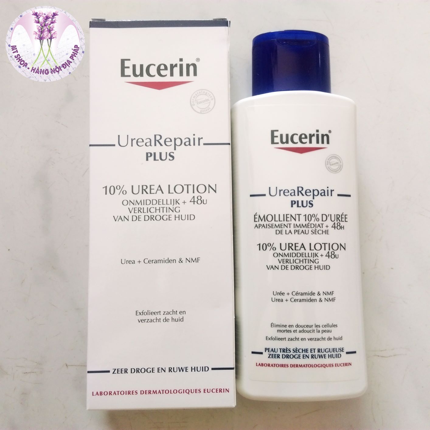 [Nội địa Pháp] Lotion dưỡng ẩm cho da khô Eucerin UreaRepair Plus Lotion 10% (250ml)