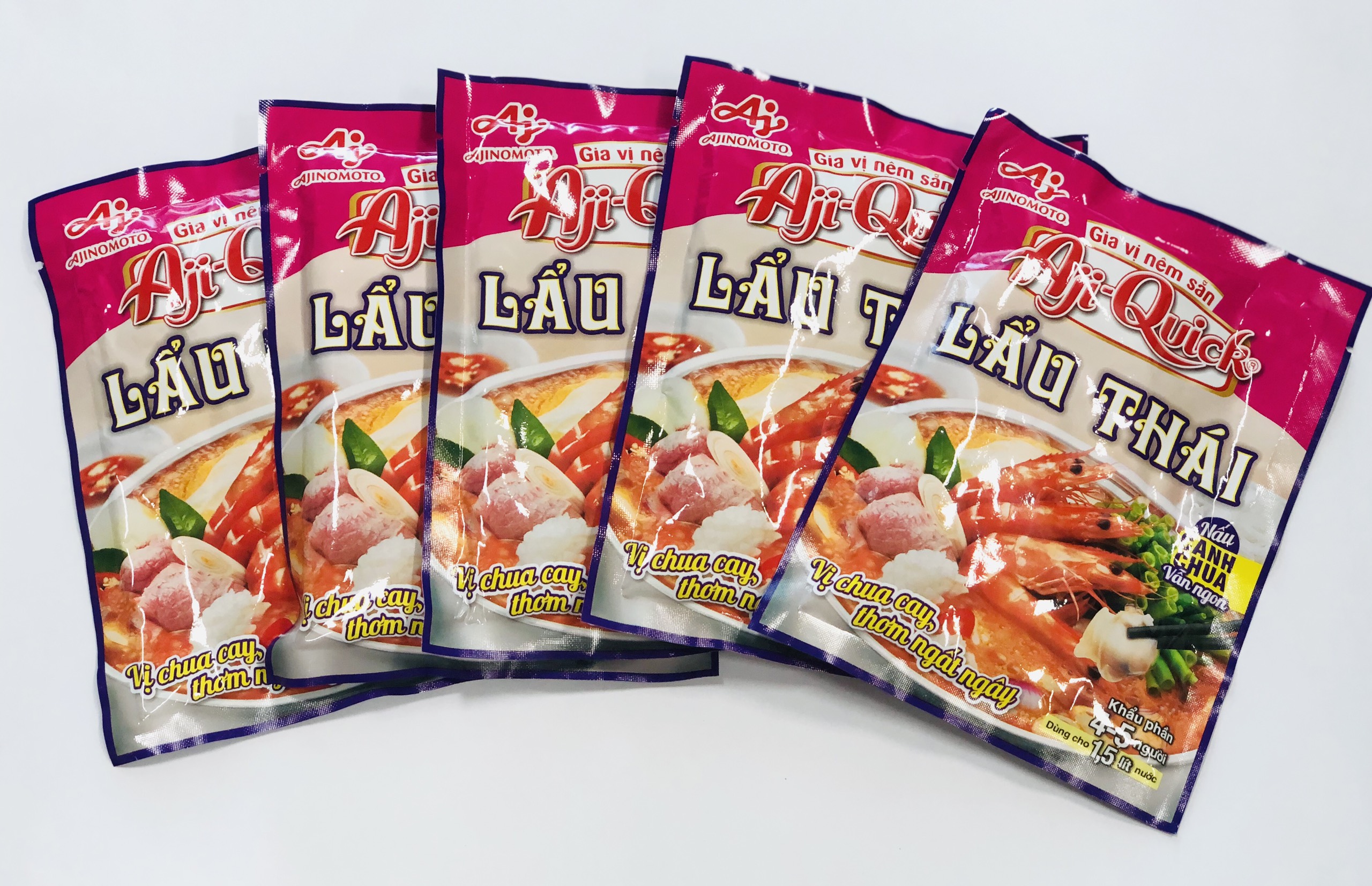 COMBO 6 GÓI Gia vị nêm sẵn lẩu thái Aji-Quick -  50gr/ gói