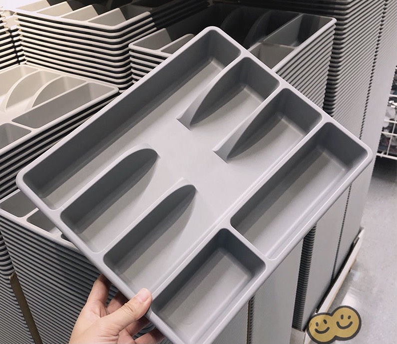 Khay đựng muỗng đũa dao kéo thìa Ikea Chính Hãng-Khay chia thìa muỗng Ikea