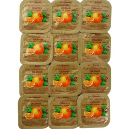 Kẹo vitamin c trái tim thái lan vỉ 24 hộp vị cam