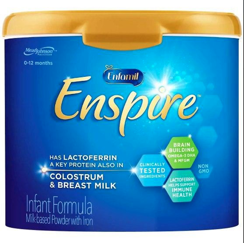 Sữa bột enfamil enspire infant formula cho trẻ 0-12 tháng 581g – mỹ 06/2021