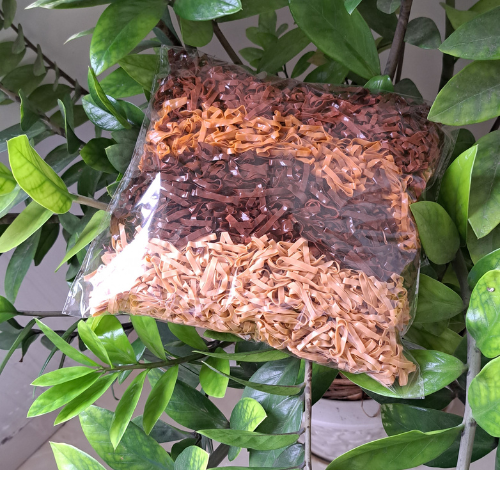 500g thun cột tóc màu socola size đại