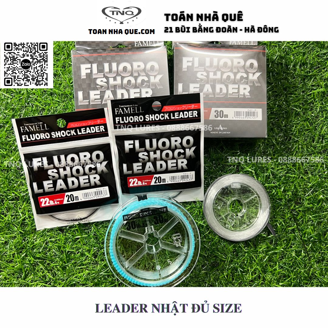 Dây link Cacbon Nhật Fluoro Shock Leader số 6,7,8