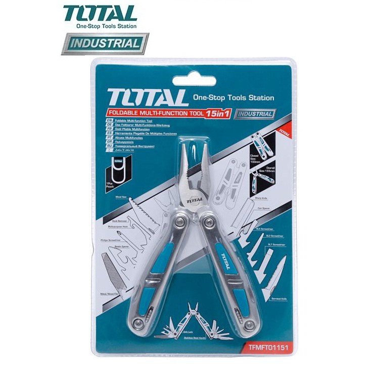 Kềm đa năng 15 chi tiết total tfmft01151