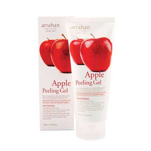 Gel tẩy tế bào da chết chiết xuất từ táo đỏ ARRAHAN Apple White Peeling Gel Đánh bay da chết nhờ Arrahan Apple Peeling Gel Táo kem tẩy da chết cho mặt được ưa chuộng nhất hiện nay