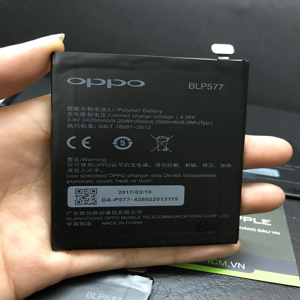 Pin oppo p577 zin bảo hành 6 tháng