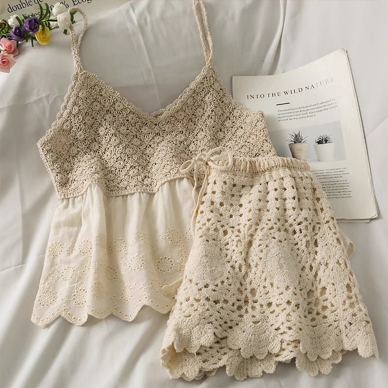 Set Bộ Áo Babydoll Quần Ren,có bán tách rời theo phân loại