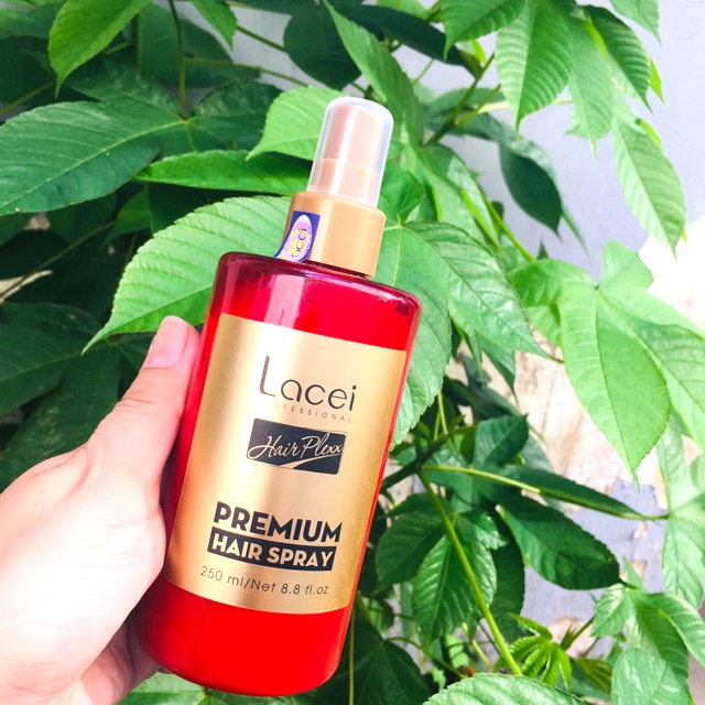 [FREESHIP]XỊT DƯỠNG GIỮ NẾP TÓC LACEI HAIR PLEXX PREMIUM HAIR SPRAY 250ML - Hàng Công Ty
