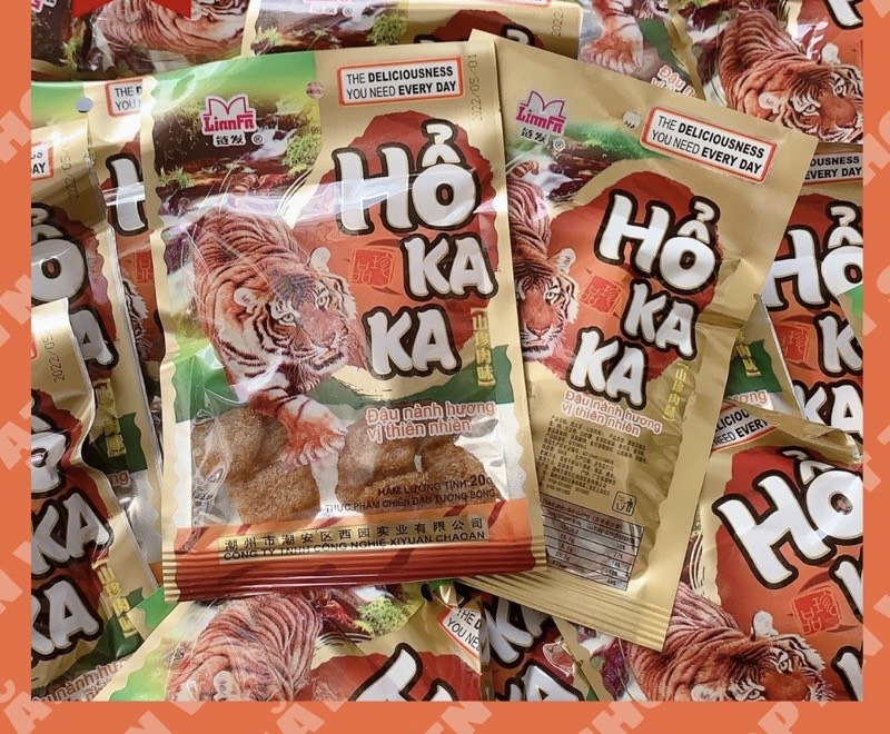 Combo 10 gói Snack hổ kaka thơm ngon siêu hấp dẫn gói 20g
