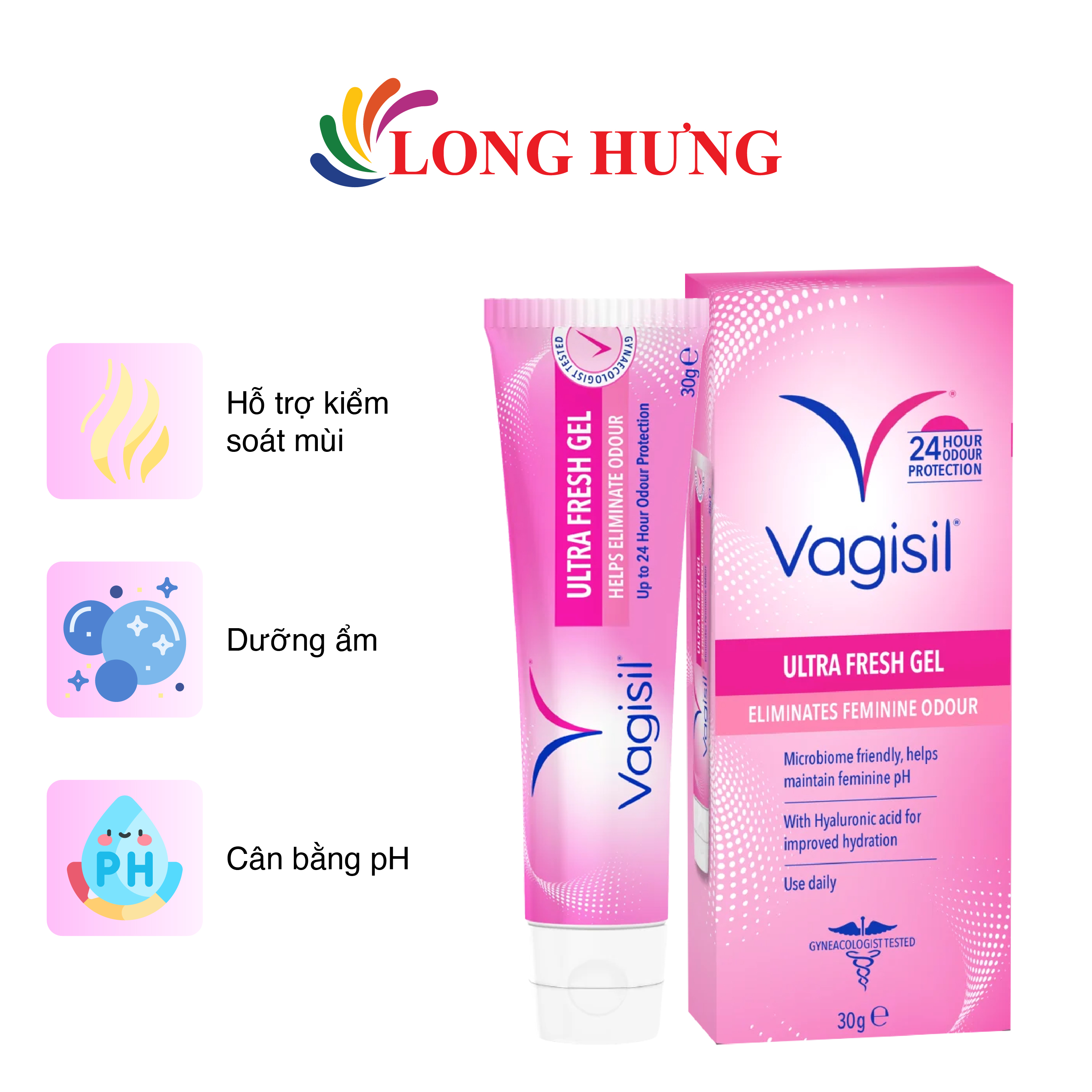 Kem dưỡng làm dịu vùng kín Vagisil Ultra Fresh Gel (30g