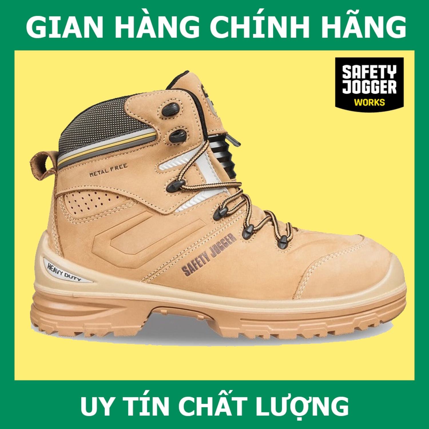 Giày bảo hộ safety jogger ultima da thật, đế chống đâm xuyên, trơn trượt, chống tĩnh điện