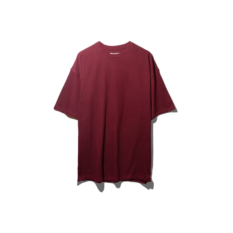 Áo thun Trơn cổ tròn Màu Đỏ đô Blank Tee Jam Meik.modish Local Brand