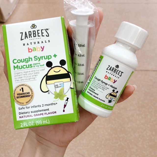 Siro Zarbee's Cho Bé Từ 2 Tháng Tuổi-Zarbee đề kháng