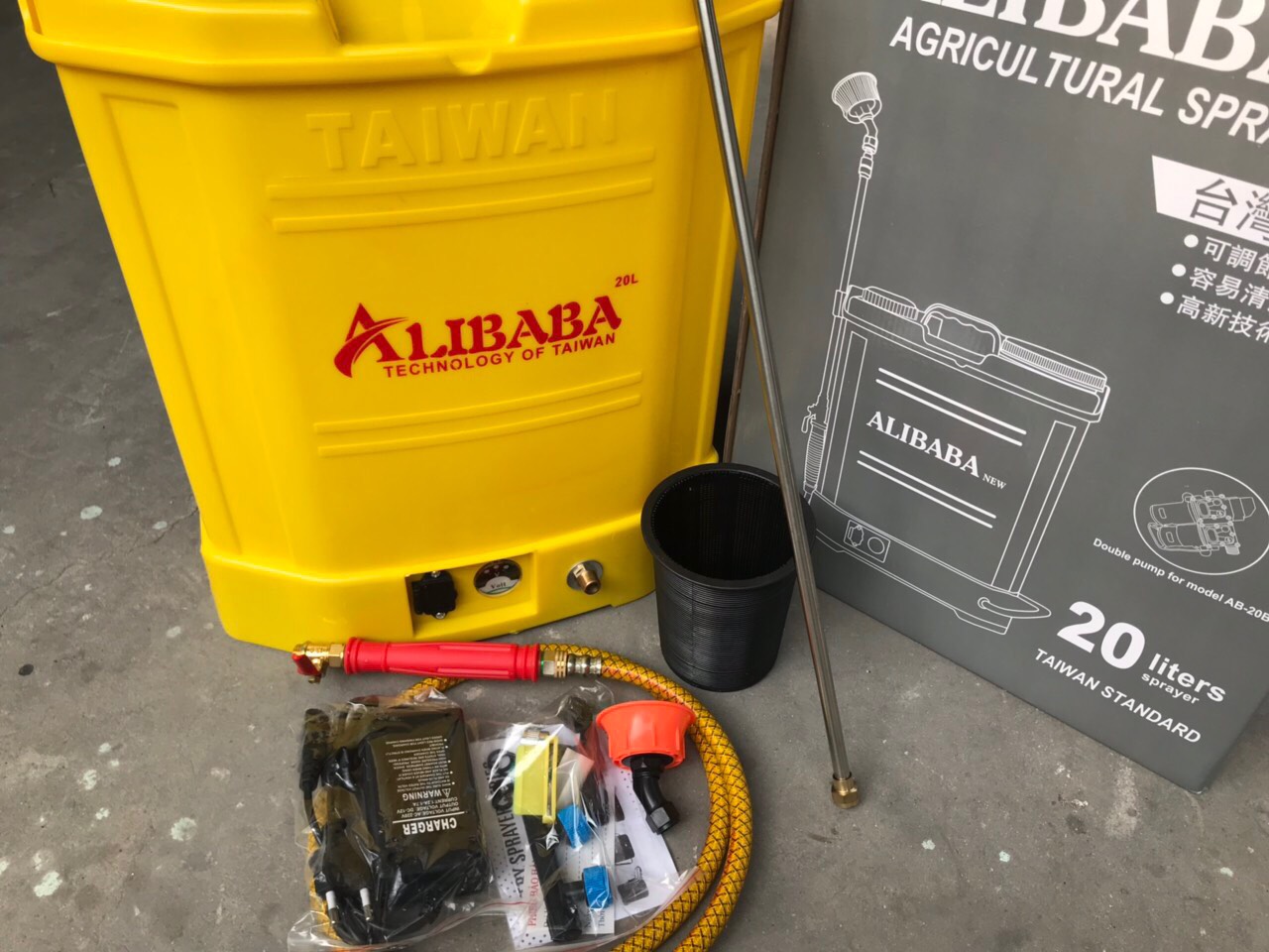 [HCM]BÌNH XỊT ĐIỆN BƠM ĐÔI ALIBABA ĐAI LOAN CHÍNH HÃNG - BÌNH XỊT CÔN TRÙNG 20l