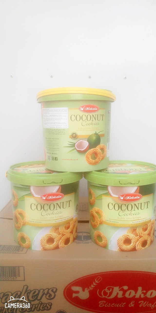Bánh quy xô kokola 400g hương coconut cookies
