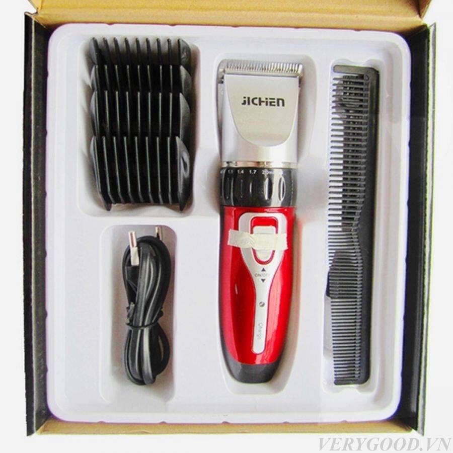 Tông đơ cắt tóc Jichen JC-0817 tặng nhiều quà tặng -Tăng đơ cắt tóc gia đình