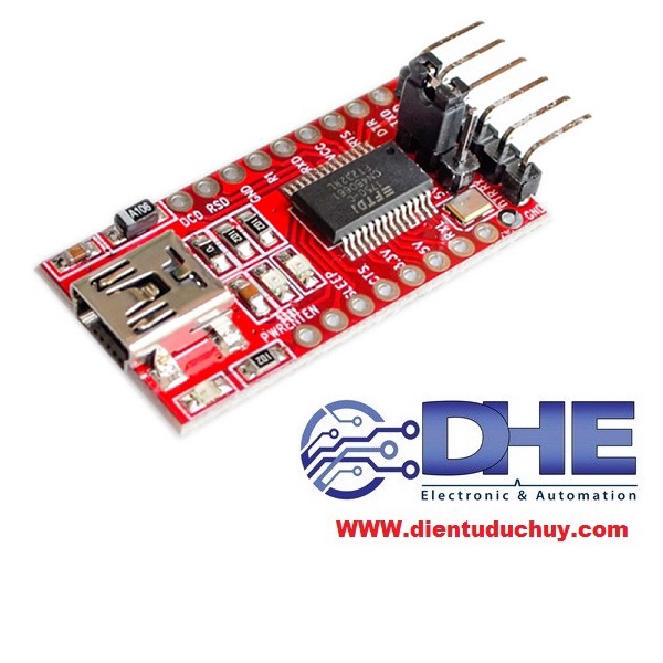 Module chuyển đổi uart - ttl sử dụng chip ft232rl - 3.3v hoặc 5v, mạch nạp arduino promini