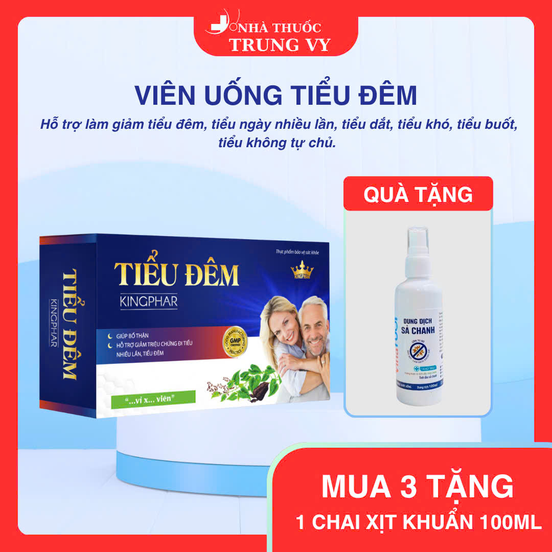 Viên Uống Tiểu Đêm Giúp bổ thận, cố tính, ấm bàng quang, tiểu khó, tiểu buốt, tiểu không tự chủ H30v
