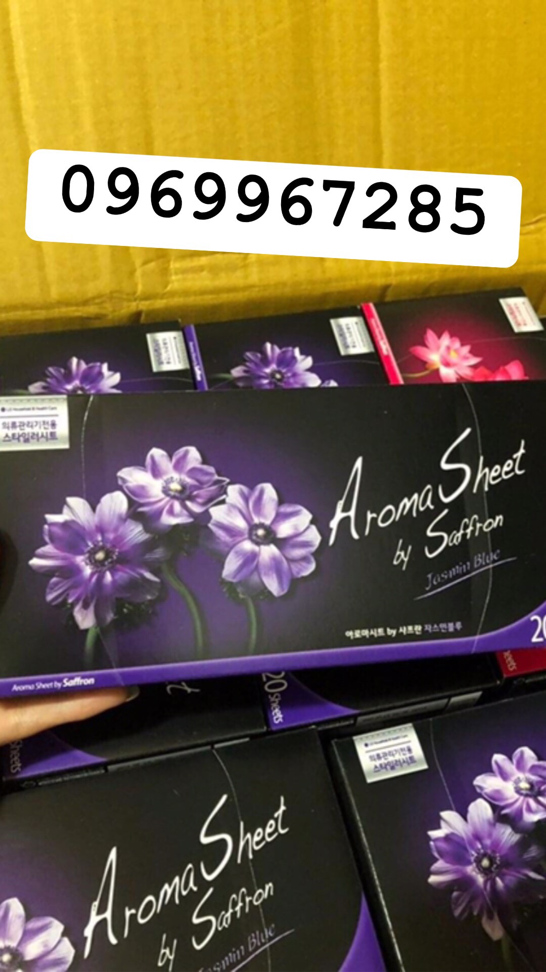 Giấy thơm Aroma sheet combo 5hop