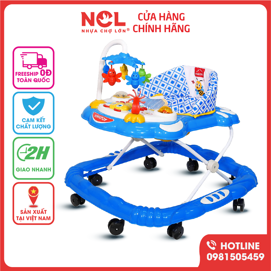 Xe tập đi nhựa chợ lớn l4 chú ong con - m1849-xtđ