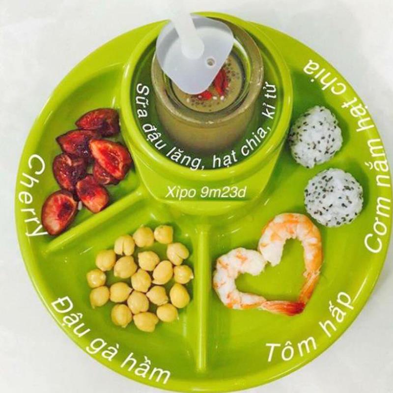 Khay ăn dặm BLW cho bé ăn dặm hàng nội địa Nhật