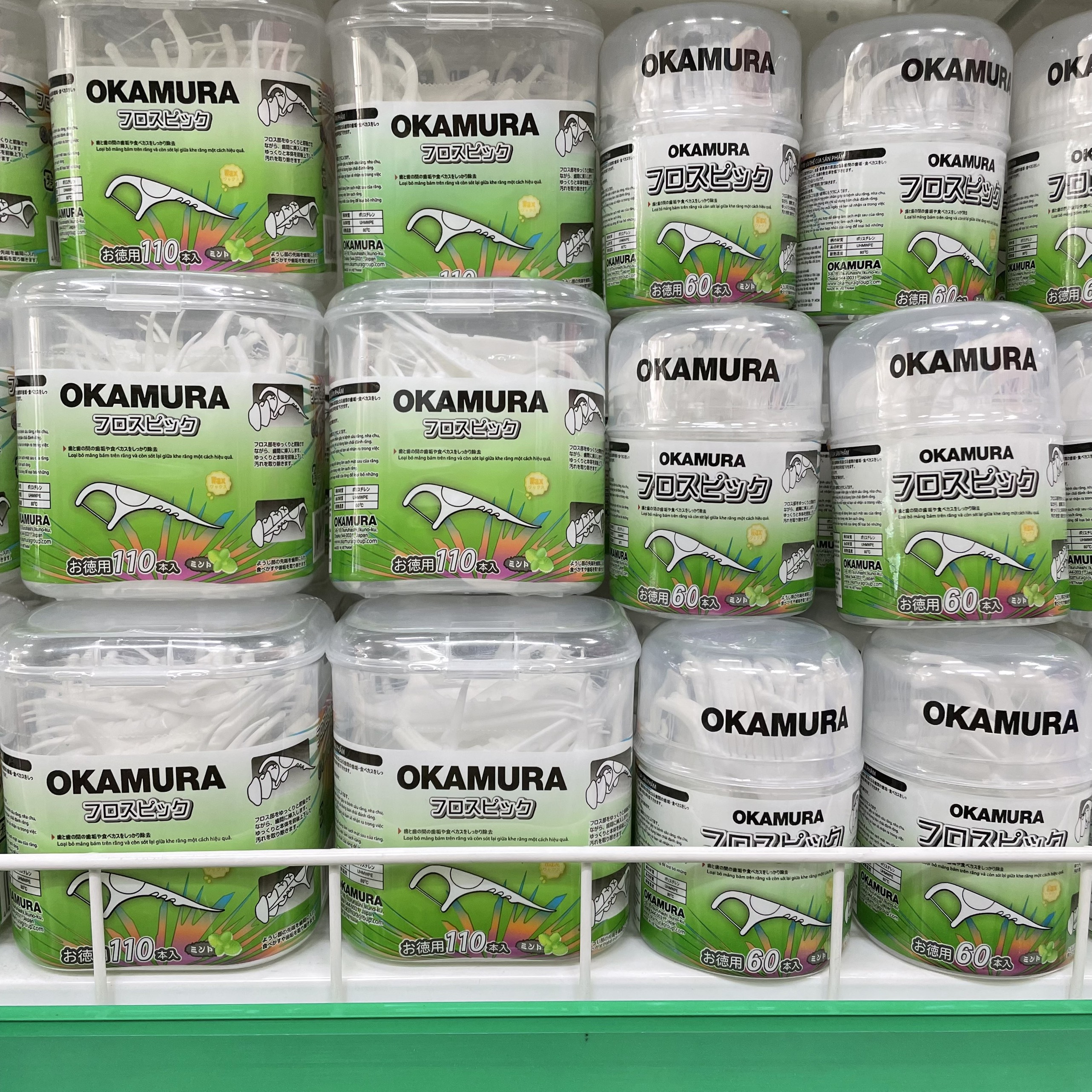 Tăm chỉ nha khoa _tăm chỉ kẻ răng okamura 60p/ 90p/ 100p