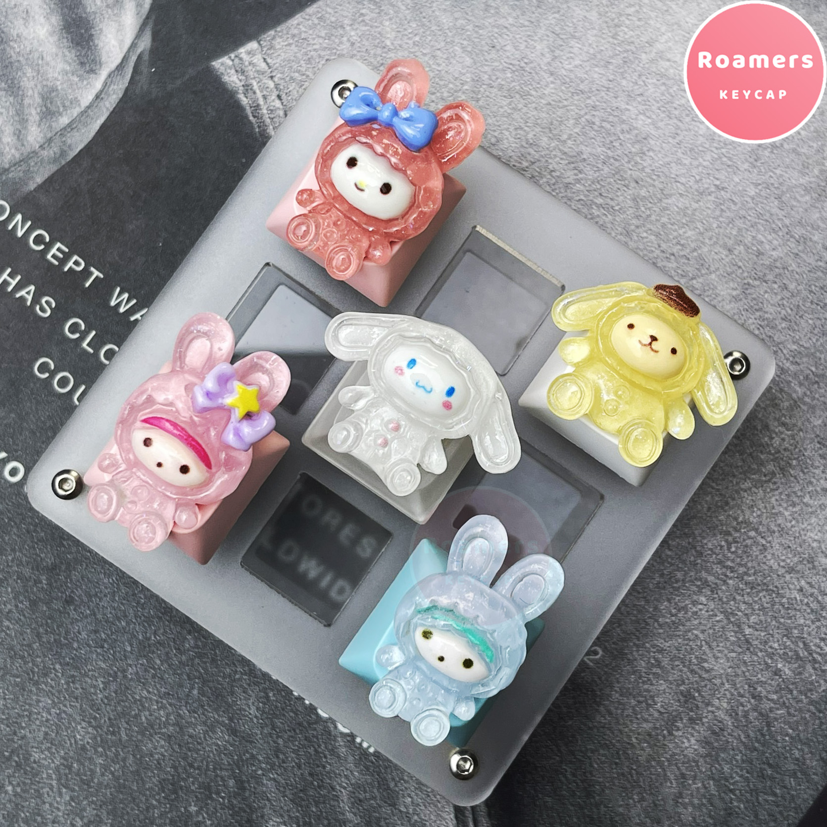 Nút Bàn Phím Cơ Keycap Sanrio Cinnamoroll Mẫu Cute Yêu