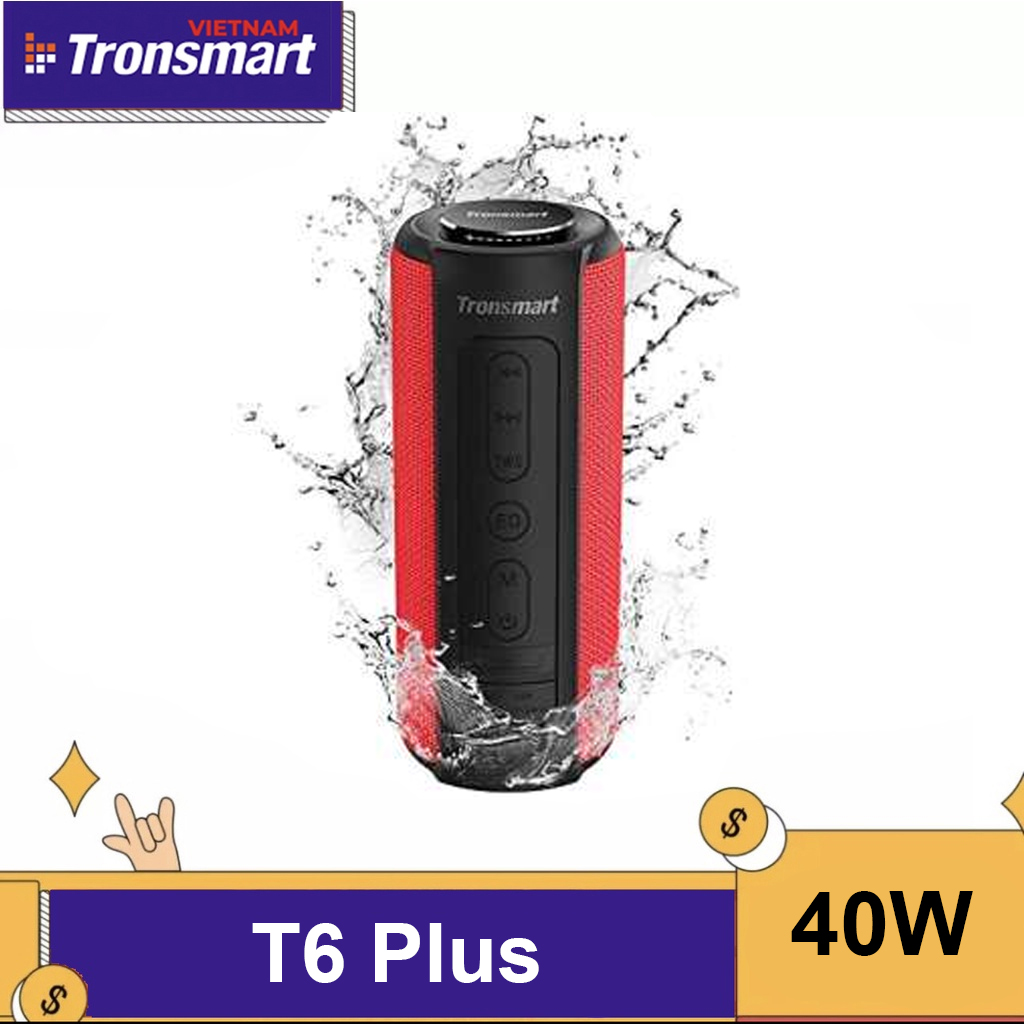 Loa Bluetooth Tronsmart T6 Plus Loa Di Động 40W âm Thanh Trâm Với Công