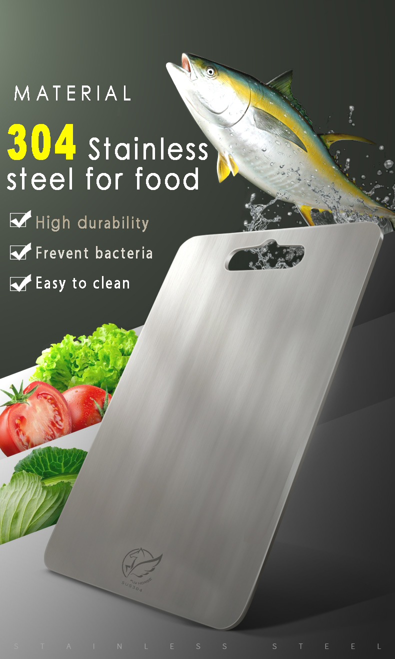 Thớt Inox 304 Flyhorse - thớt Inox không gỉ cao cấp - Tao Viet - Taoviet