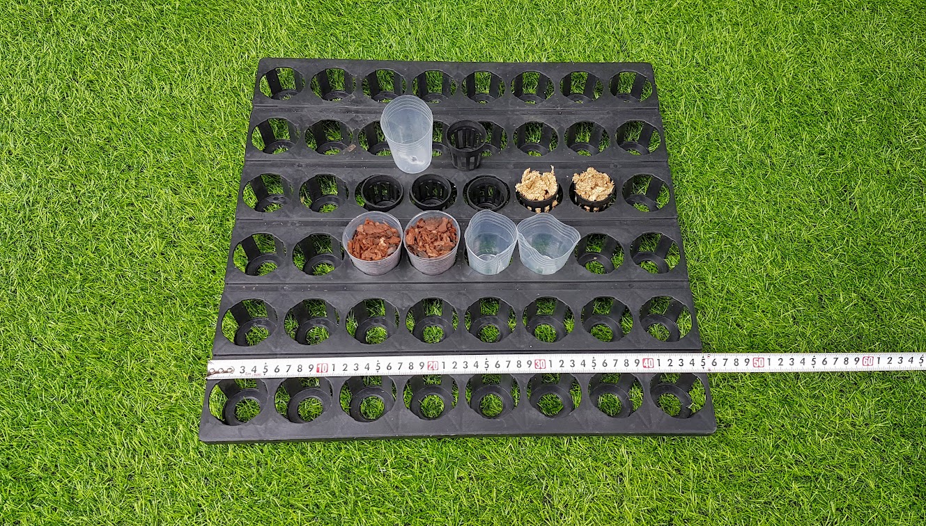 Khay 1.5 dùng cho chậu 4cm 48 lỗ Chuyên dùng đựng chậu 1.5 lan hồ điệp, ươm giống cây trồng
