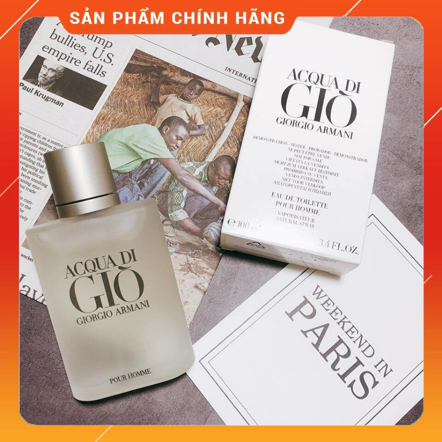 Nước Hoa Nam Cao Cấp Acqua Dl Giò Pourhomme 100ml