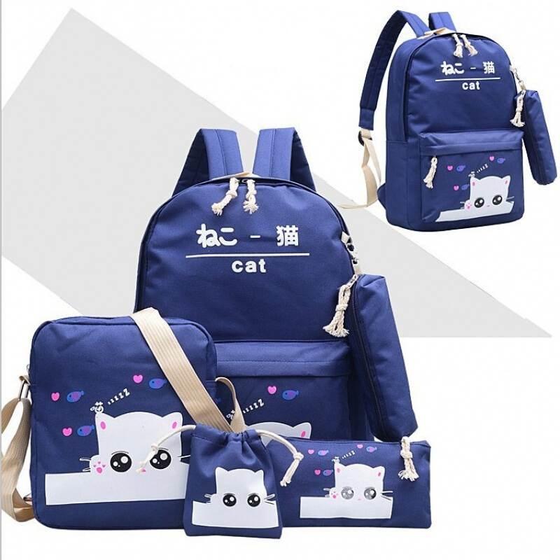 Bộ 5 món bao mèo lười xinh xắn balo hot cao cấp