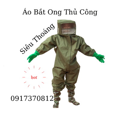 Áo bắt ong thủ công vải dệt cực bền, bắt mọi loại ong