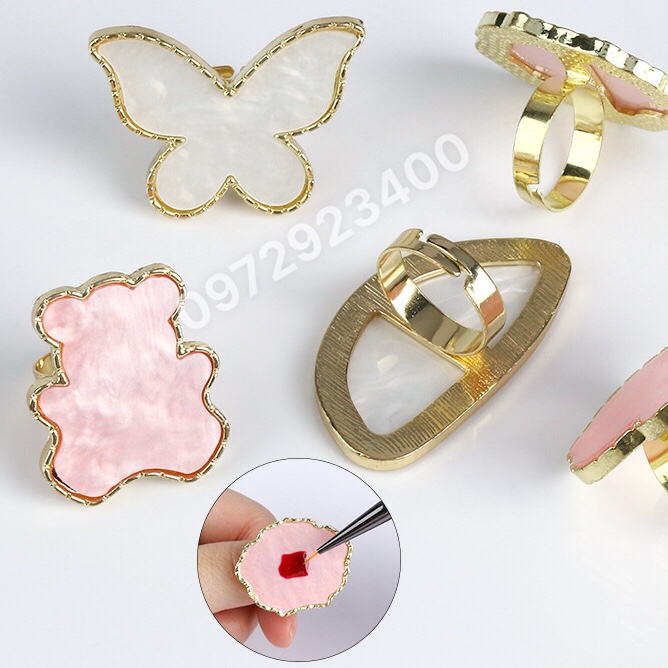 Nhẫn pha màu gel vẽ móng nhẫn phối màu sơn gel - mini nails