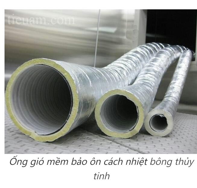 ỐNG GIÓ BẠC MỀM CÓ BẢO ÔN ĐƯỜNG KÍNH D300 độ dài 7MD/ỐNG