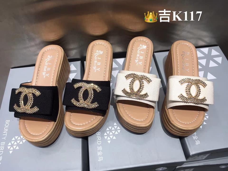 Dép xuồng ,dép bánh mỳ chữ đá cao cấp PU 645