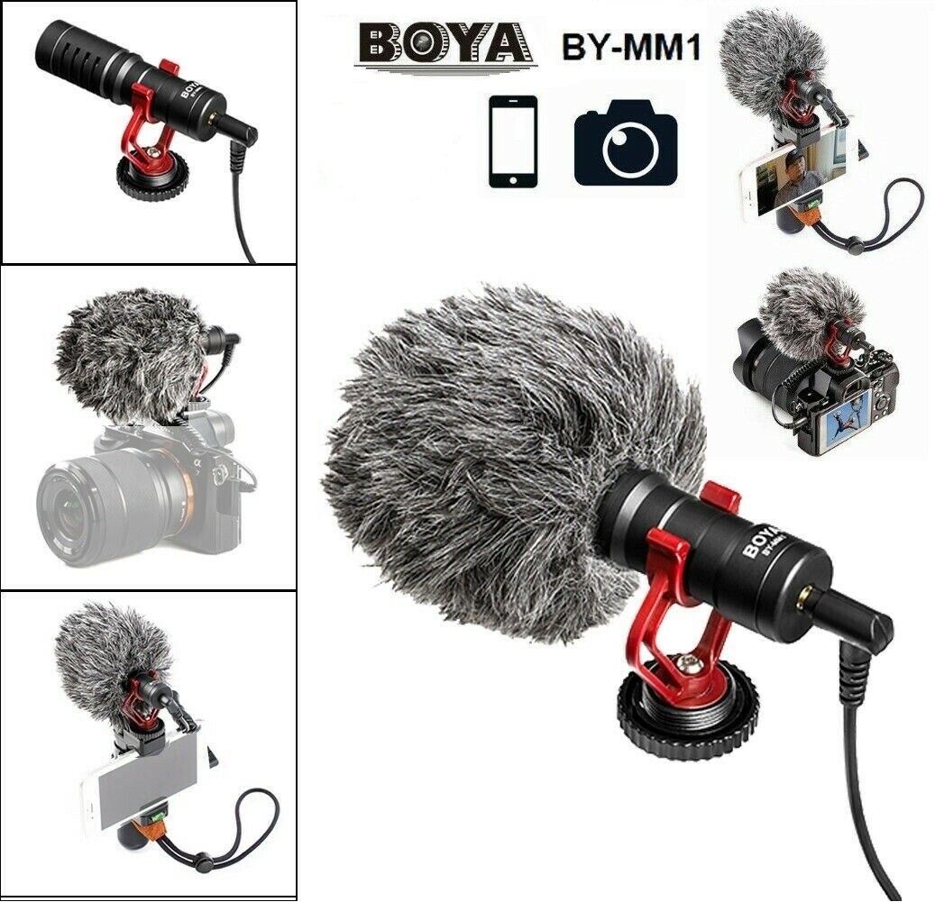 [HCM](SIÊU HOT 2021) Mic Thu Âm Điện Thoại & Máy Ảnh Máy Quay DSLR - BOYA BY-MM1 Thiết Kế Nhỏ Gọn Di Động Linh Hoạt Lọc Gió Hiệu Quả Độ Nhạy Cao Mic Thu Âm Cài Áo Đa Năng Cardioid - Chuyên Dùng Thu Âm Livestream Cho Vlogger Youtuber Streamer … Lỗi