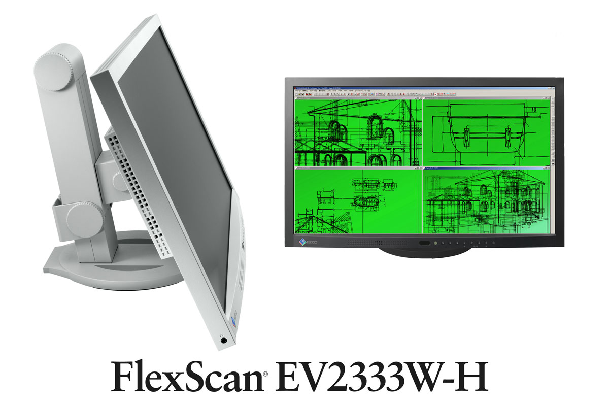 Màn hình máy tính 23 inch eizo flexscan ev2313w nhật bản