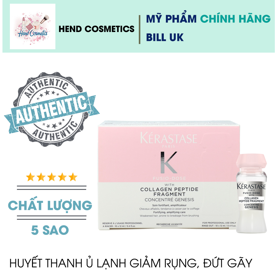 Huyết thanh ủ lạnh giảm rụng đứt gãy tóc Kerastase Genesis Fusio Dose