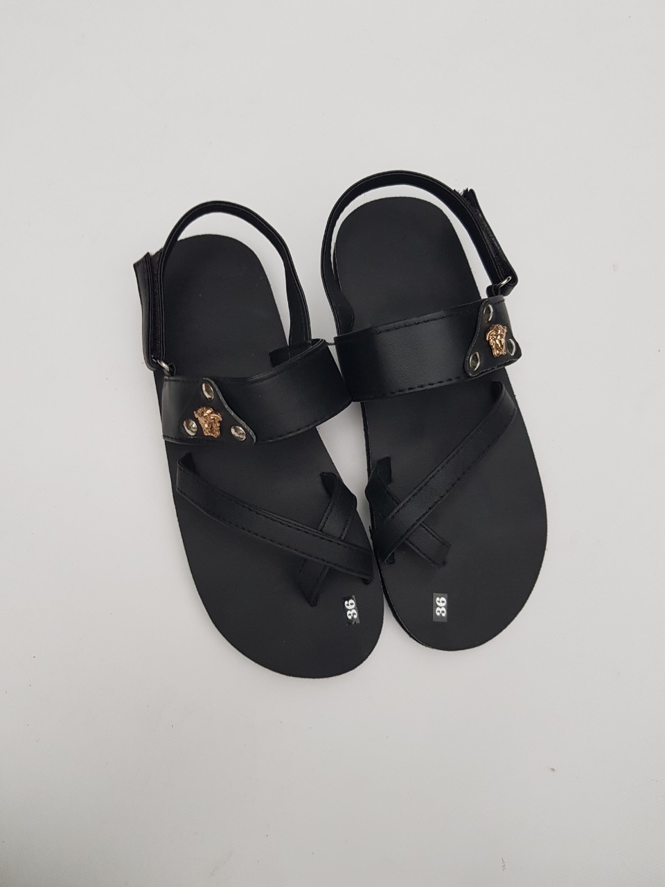 Thới giới sandal dép xăng đan đen nam nữ