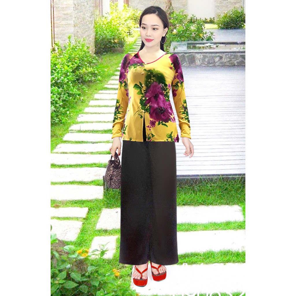 [HCM]Áo bà ba màu vàng ( kg kèm quần) sản phẩm tốt với chất lượng độ bền cao và được cam kết sản phẩm y như hình