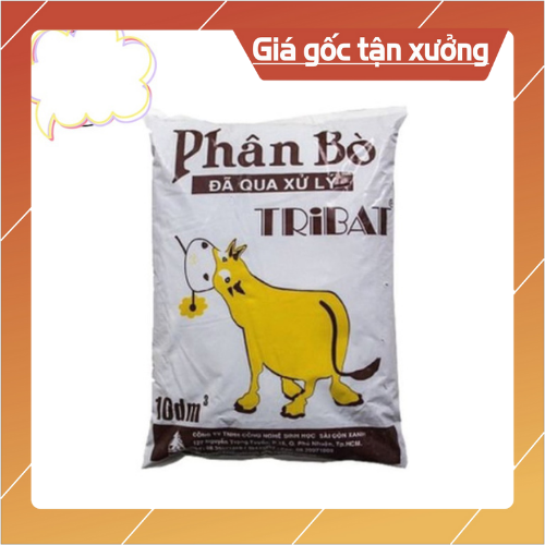 Phân bò sạch Tribat 10dm3 và 3dm3 và đã qua xử lý