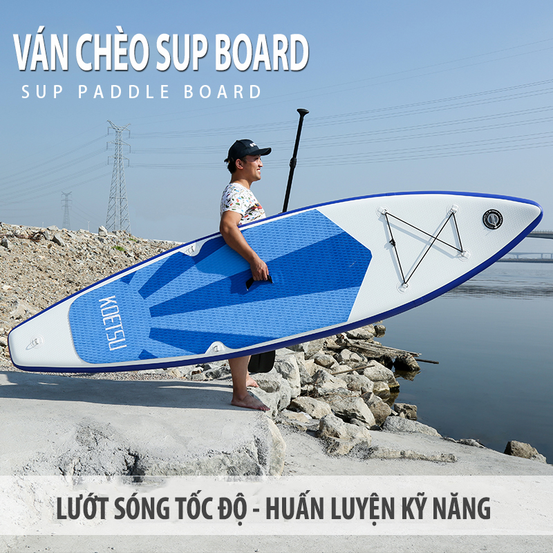 Ván chèo SUP ván chèo đứng - Thuyền Sub bơm hơi giá rẻ Portable VT168